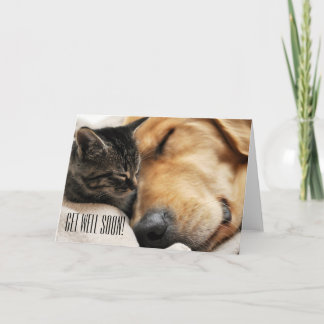 Gulligt få det väl snart kortet kort