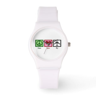 Gulligt flygplan armbandsur