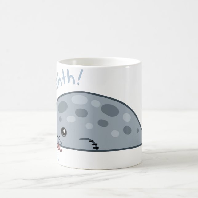 Gulligt försegla lite babbly! kaffemugg (Center)