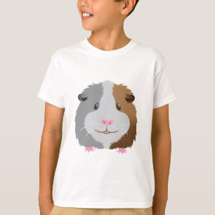 gulligt försökskaninansikte t shirt