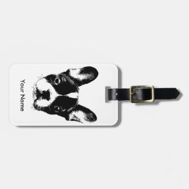 Gulligt franskt namn för anpassningsbar för bagagebricka