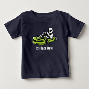 Gulligt går den Kart T-tröja - baby - småbarn - T Shirt