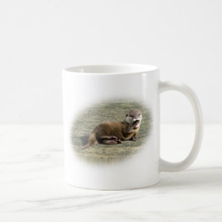 Gulligt gäspa för babyutter kaffemugg