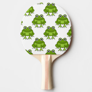 Gulligt grodamönster pingisracket