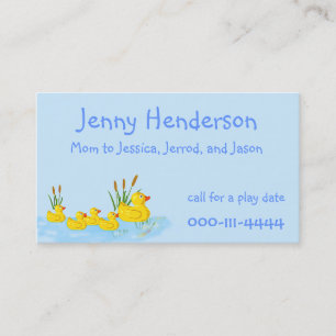 Gulligt gummi duckar det beställnings- mammakortet