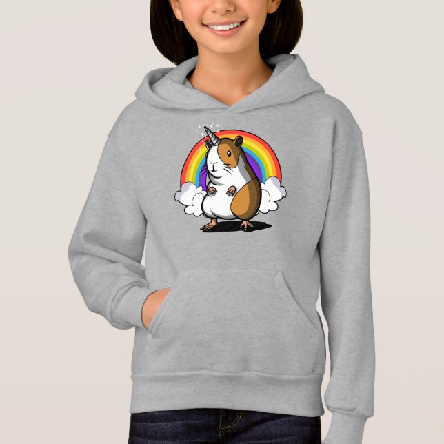 Gulligt husdjur för försökskaninUnicornCavy T Shirt (Framsida)