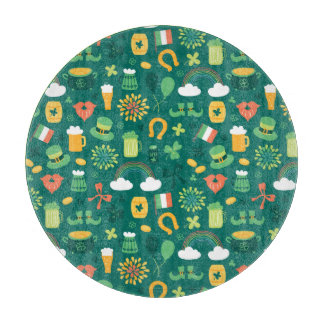 Gulligt irländskt symbolsmönster