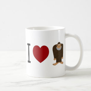 GULLIGT! JAG ÄLSKAR designen för <3 BIGFOOT - at Kaffemugg