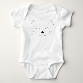 Gulligt kattansikte tee