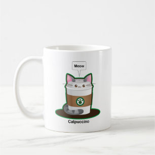 Gulligt kattkaffe kaffemugg