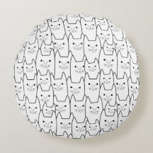 Gulligt kattmönster