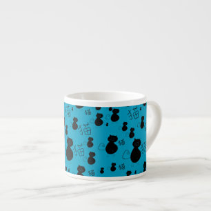 Gulligt kattungemönster espressomugg