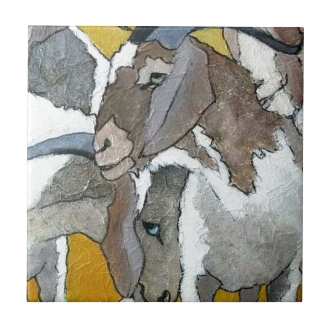 Gulligt kela för getter kakelplatta (Framsidan)