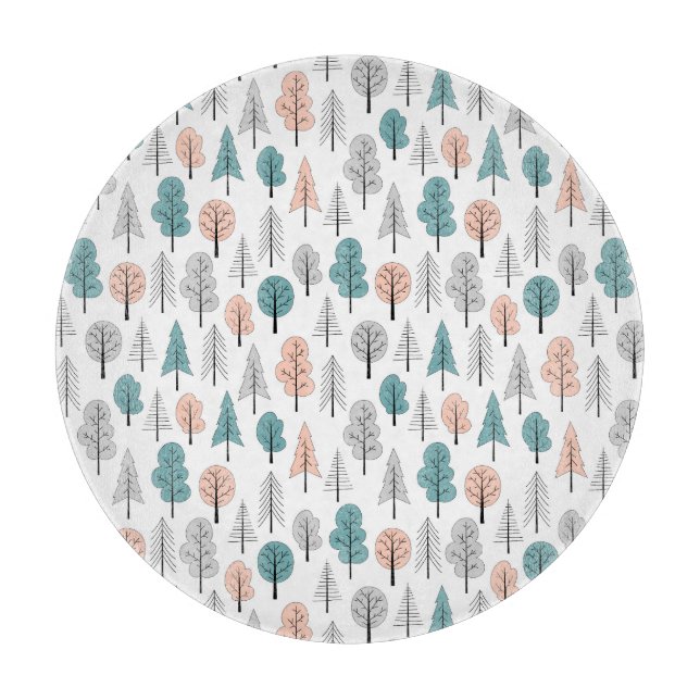 Gulligt klotterskogmönster (Framsidan)