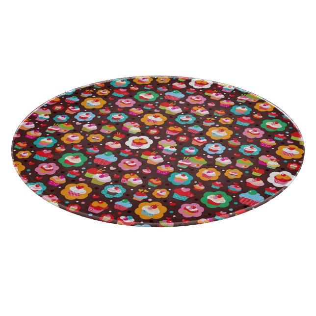 Gulligt kopptårtamönster (Hörn)