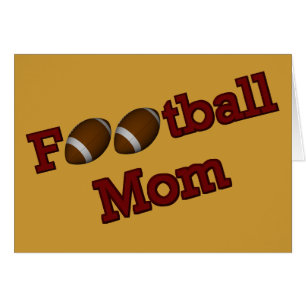 Gulligt kort för fotbollmamma