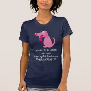 Gulligt kraftlöst över hundT-tröja Tee Shirt
