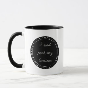 Gulligt läste jag förflutna min läggdagskaffemu mugg