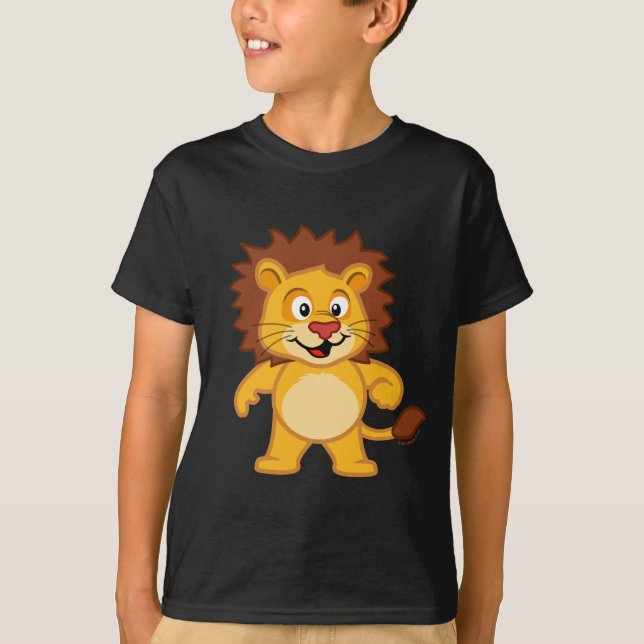 Gulligt lejont tee shirt (Framsida)