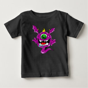 Gulligt lilafolk Eatermonster T-shirt