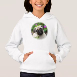 Gulligt lisma den kulöra mopsvalpvovven, Hoodie T Shirt