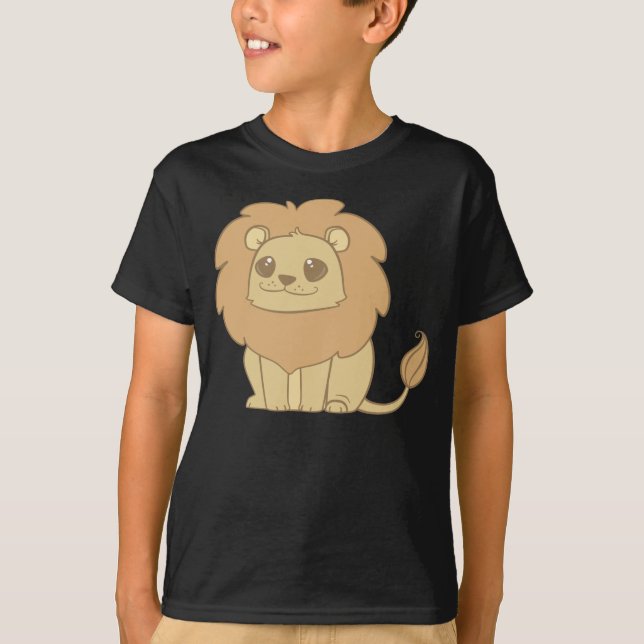 Gulligt lite lejont t shirt (Framsida)