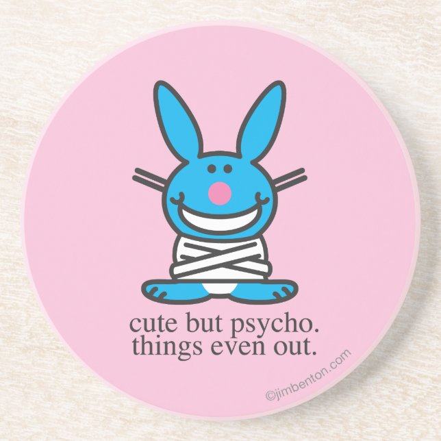 Gulligt men psykopat underlägg sandsten (Framsidan)