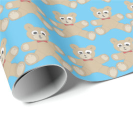 Gulligt mönster för nalle presentpapper