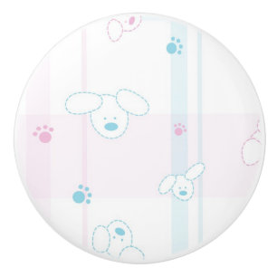 Gulligt mönster med hundar knopp