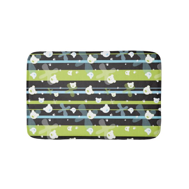 Gulligt mönster med lite björnar badrumsmatta (Framsidan)