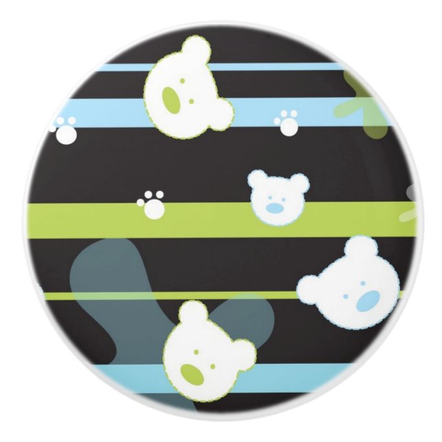 Gulligt mönster med lite björnar knopp (Framsidan)