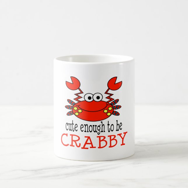Gulligt nog att vara Crabby Kaffemugg (Center)