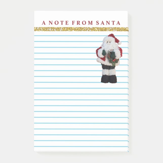 Gulligt notera från jultomten post-it block (Framsida)