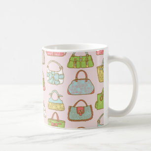 Gulligt och färgrikt hänger lös kaffemugg