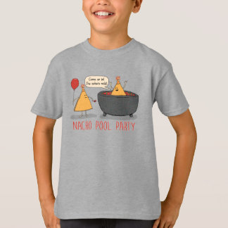 Gulligt och roligt Nachobassängparty i salsa T Shirt
