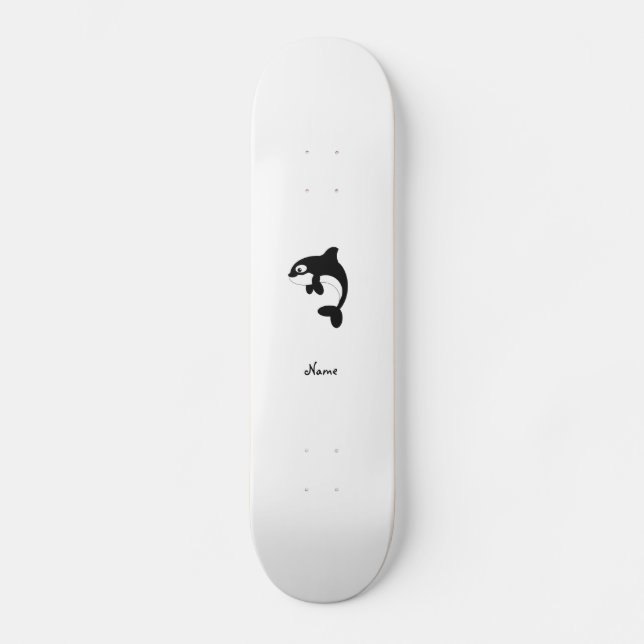 Gulligt orcaval mini skateboard bräda 18,7 cm (Framsida)