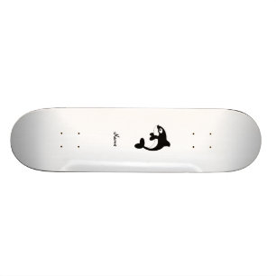 Gulligt orcaval mini skateboard bräda 18,7 cm