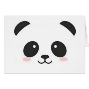 Gulligt Pandakort Hälsningskort