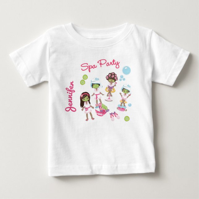 Gulligt party för Spaskönhetbehandling. Hårstylist Tee (Framsida)