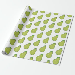 Gulligt Pearmönster Presentpapper