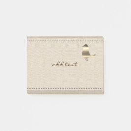 Gulligt posta det i stil med den guld- post-it block