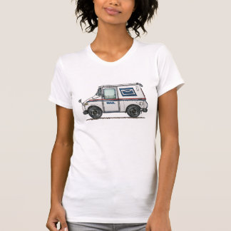 Gulligt posta lastbilen t shirt