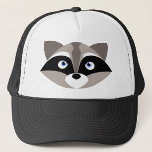 Gulligt Raccoonansikte Keps