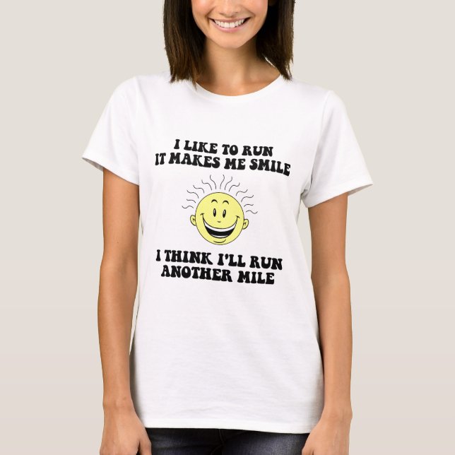 Gulligt rinnande ordstäv t shirt (Framsida)