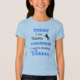 Gulligt roligt älskar jag Unicorns Tee Shirt