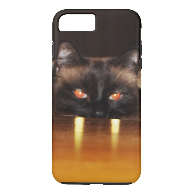 Gulligt roligt, vampyrkatt Case-Mate iPhone skal (Baksida)