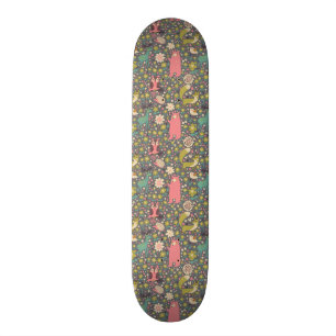 Gulligt skogdjurmönster skateboard bräda 19,5 cm