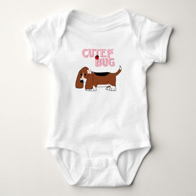 Gulligt som en krypspädbarnRomper Tee (Framsida)