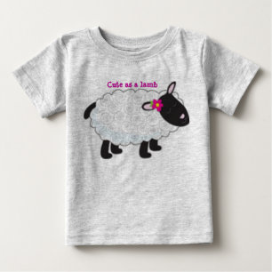 Gulligt som en LambspädbarnSleeper Tee Shirt