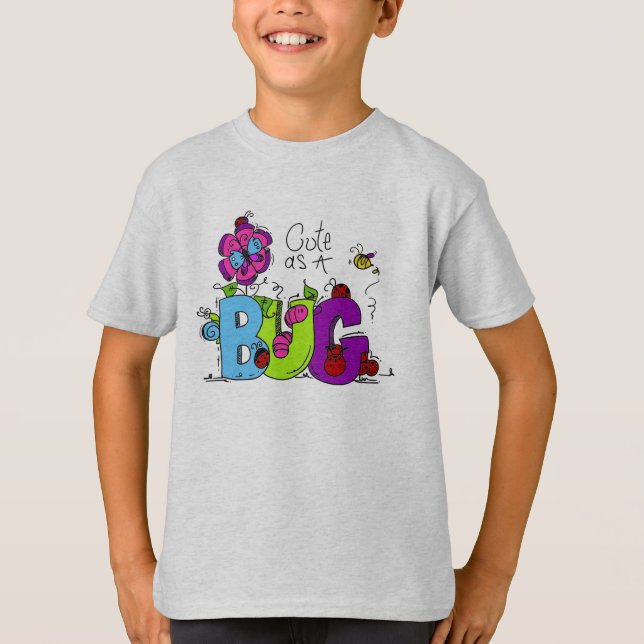Gulligt som ett kryp t-shirt (Framsida)